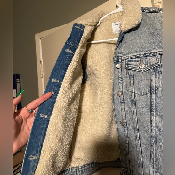 Gap Sherpa Denim Jacket (M) - Picture 3 of 9